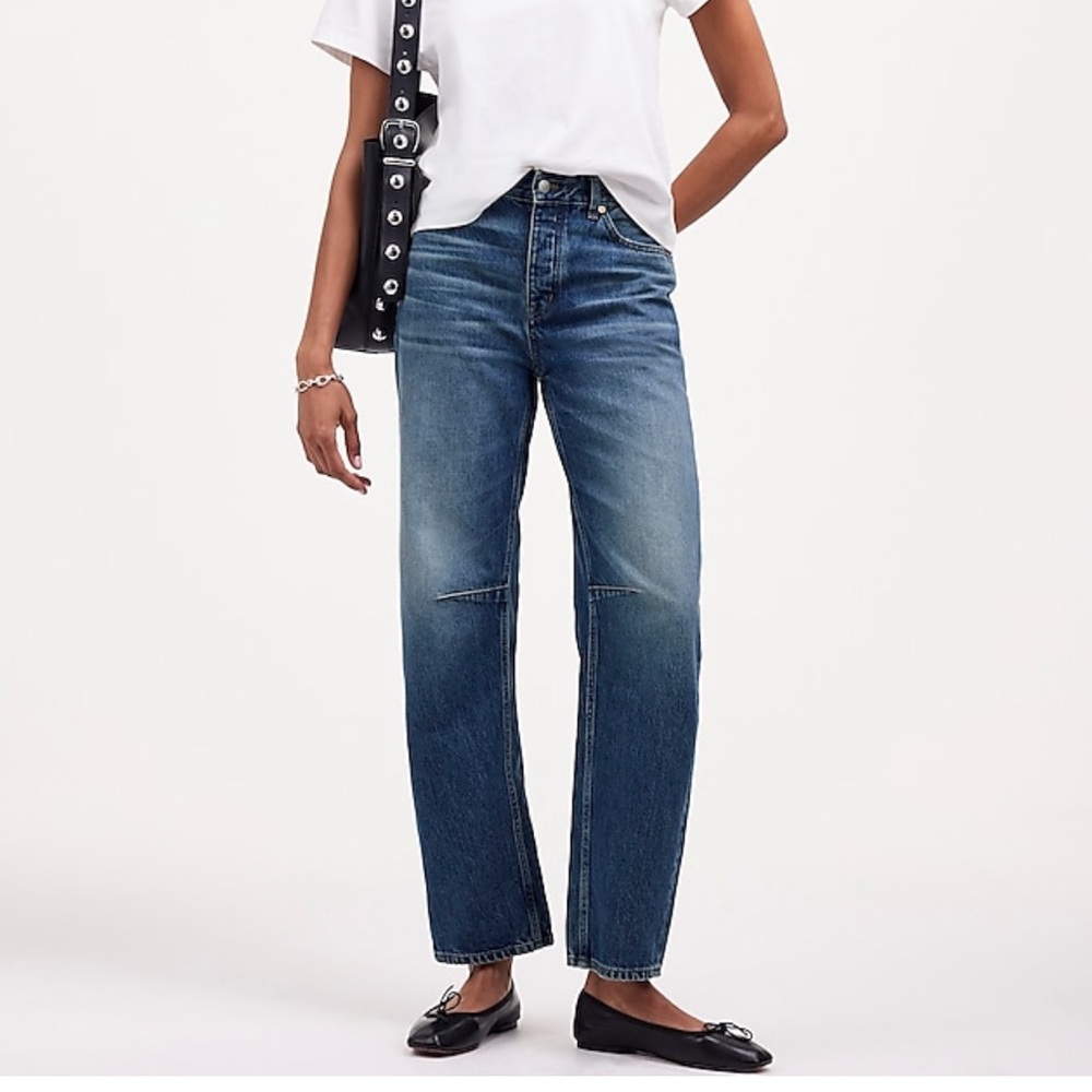 Madewell Darted Barrel Leg Jean